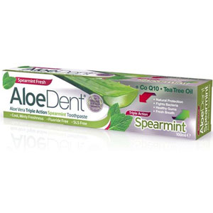 Aloe Vera Triple Action Spearmint Toothpaste