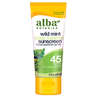 Alba Botanica - Wild Mint Clear Mineral Sunscreen - SPF 45