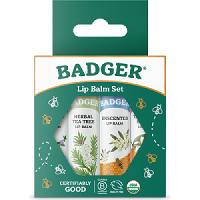 Badger - Classic Lip Balm Gift Pack - Set 1 (Blue)