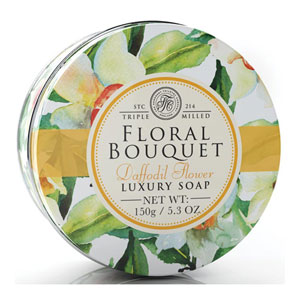 Floral Bouquet Daffodil Flower Luxury Soap