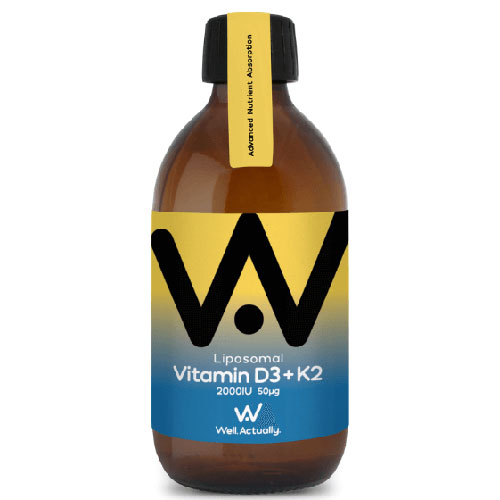 Liposomal Vitamin D3+K2 2000 IU 50µg